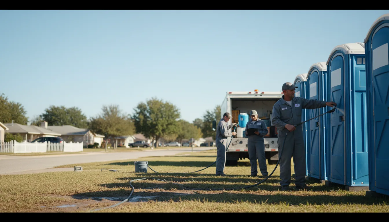 Long-Term Portable Toilet Rental in Nickerson, KS near me